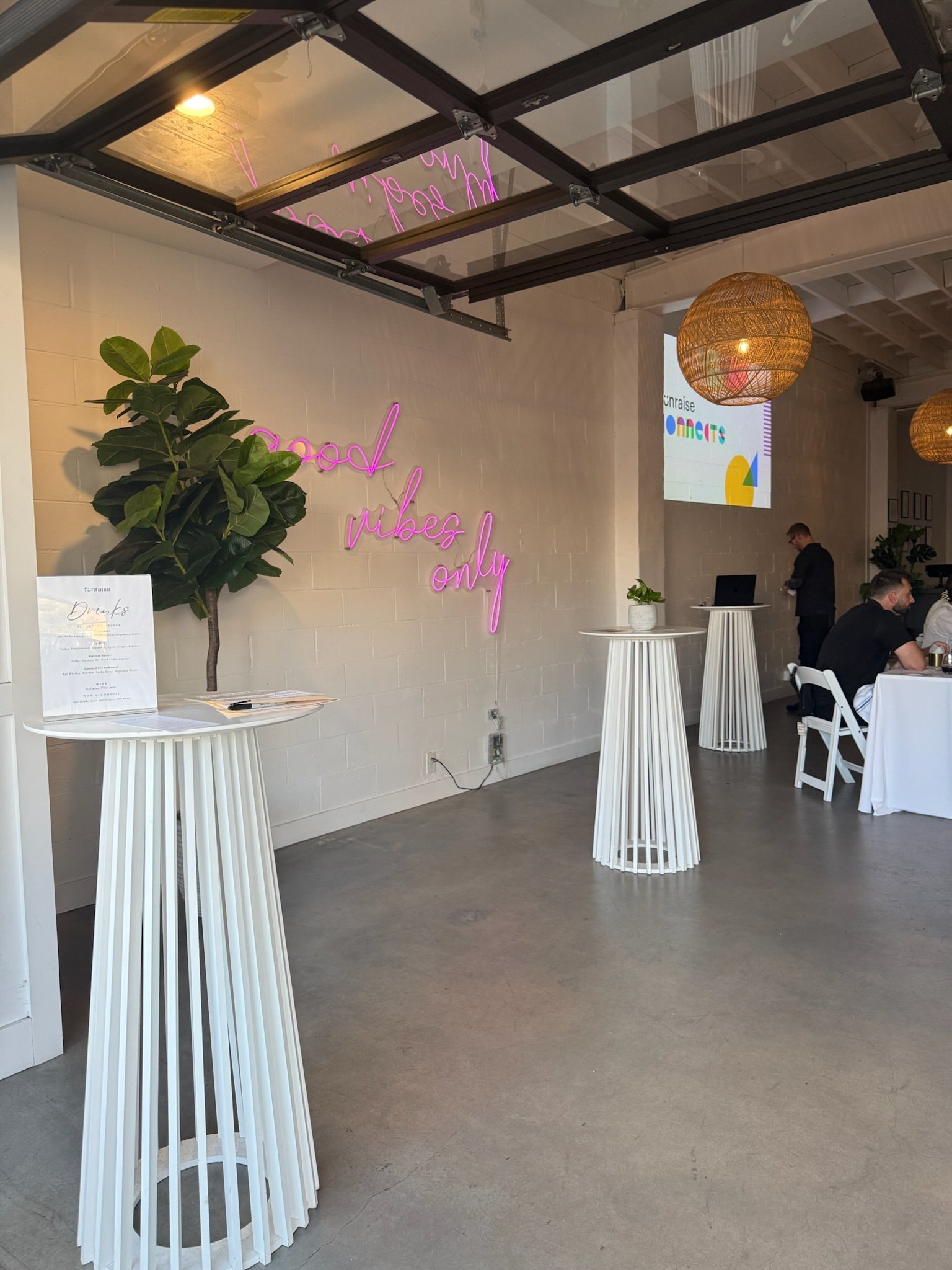 Perfect for cocktail-style events, networking nights, and birthday celebrations in Orange County.