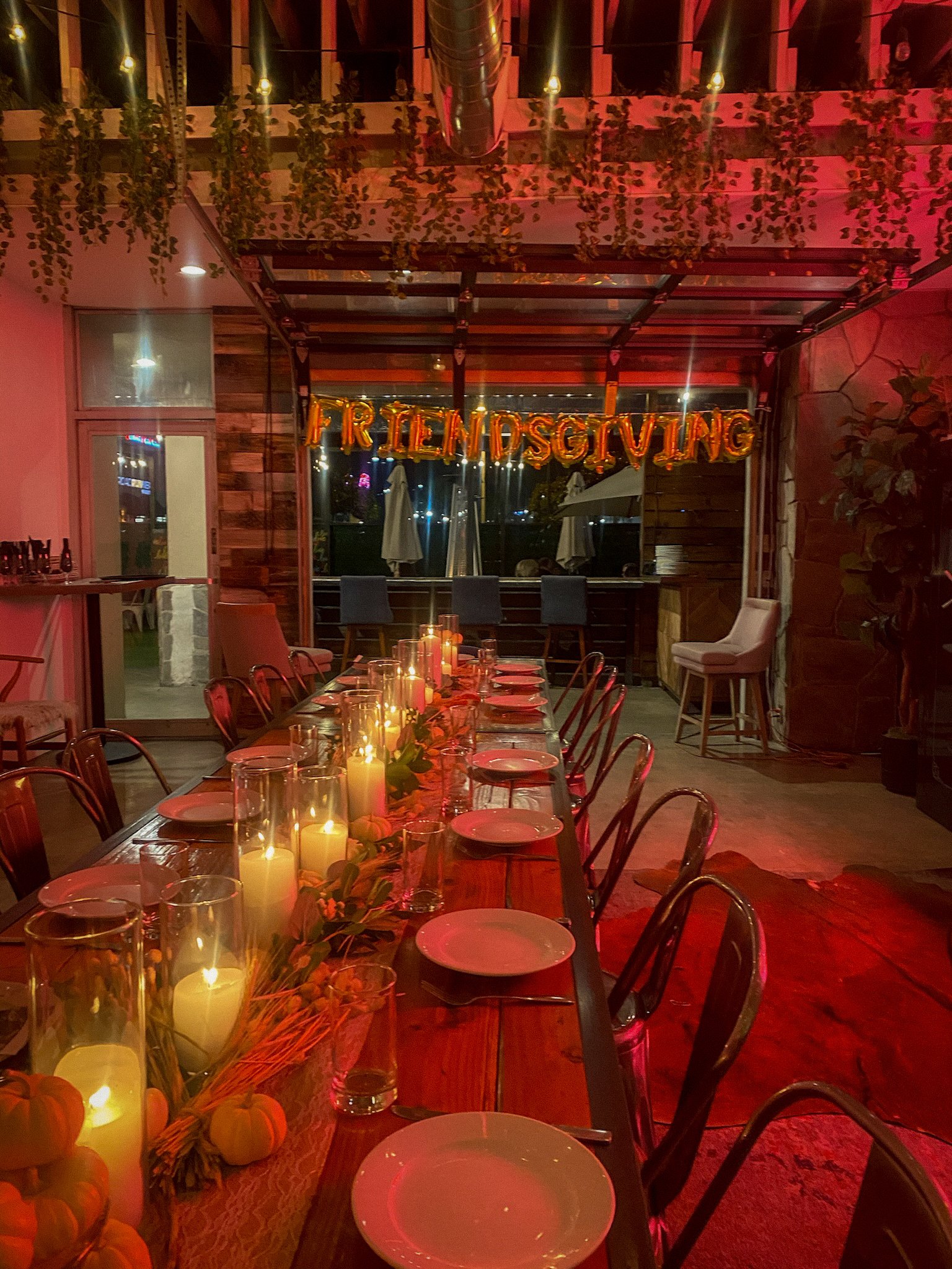 Private event venue in Costa Mesa set up for a networking event with cocktail tables and open floor layout